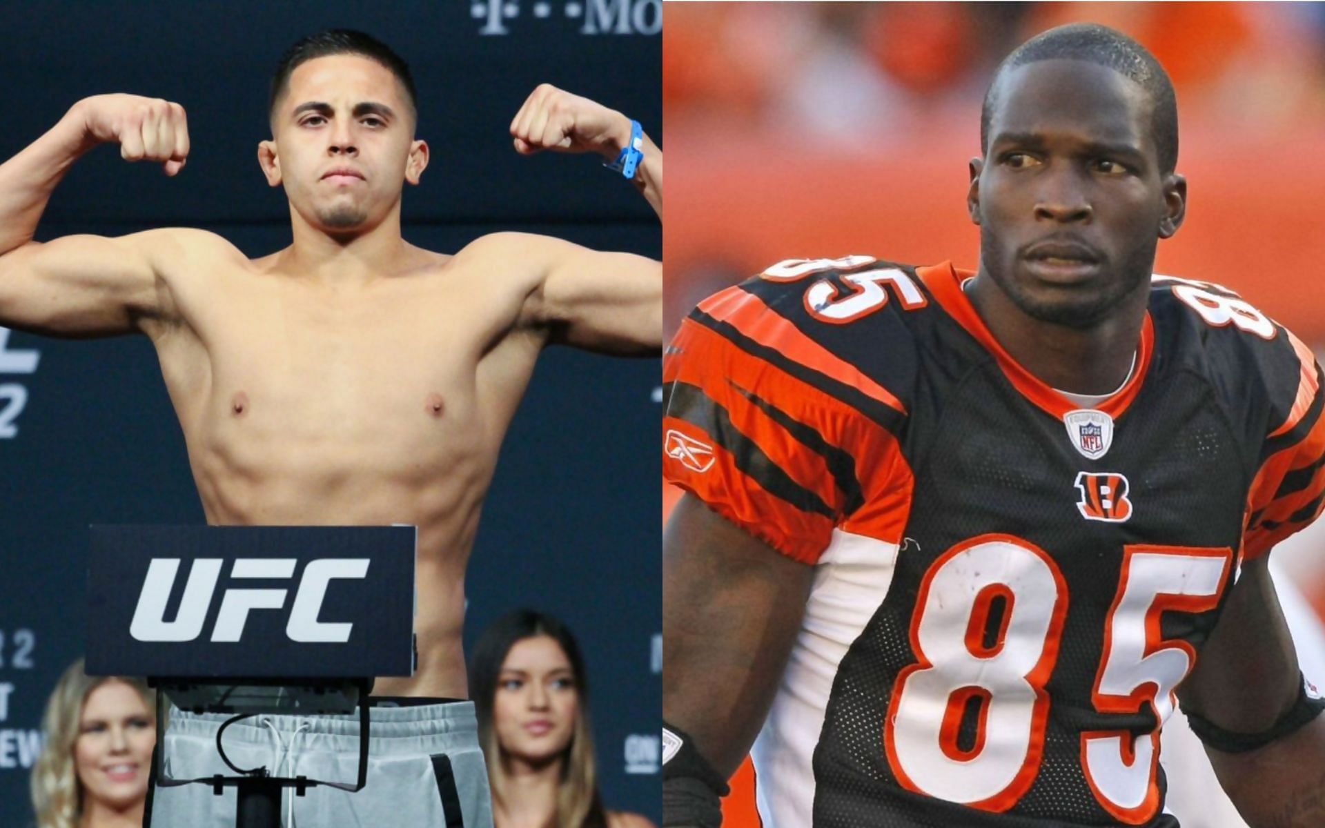 Chris Avila (left) and Chad Ochocinco Johnson (right)