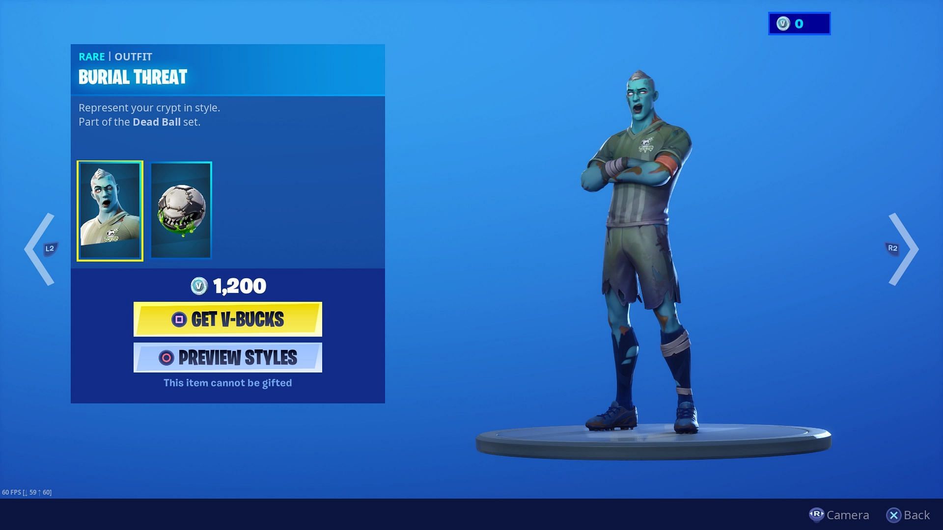 Zombie soccer skins are one of the worst Fortnite skins ever released to the video game. (Image via Epic Games)