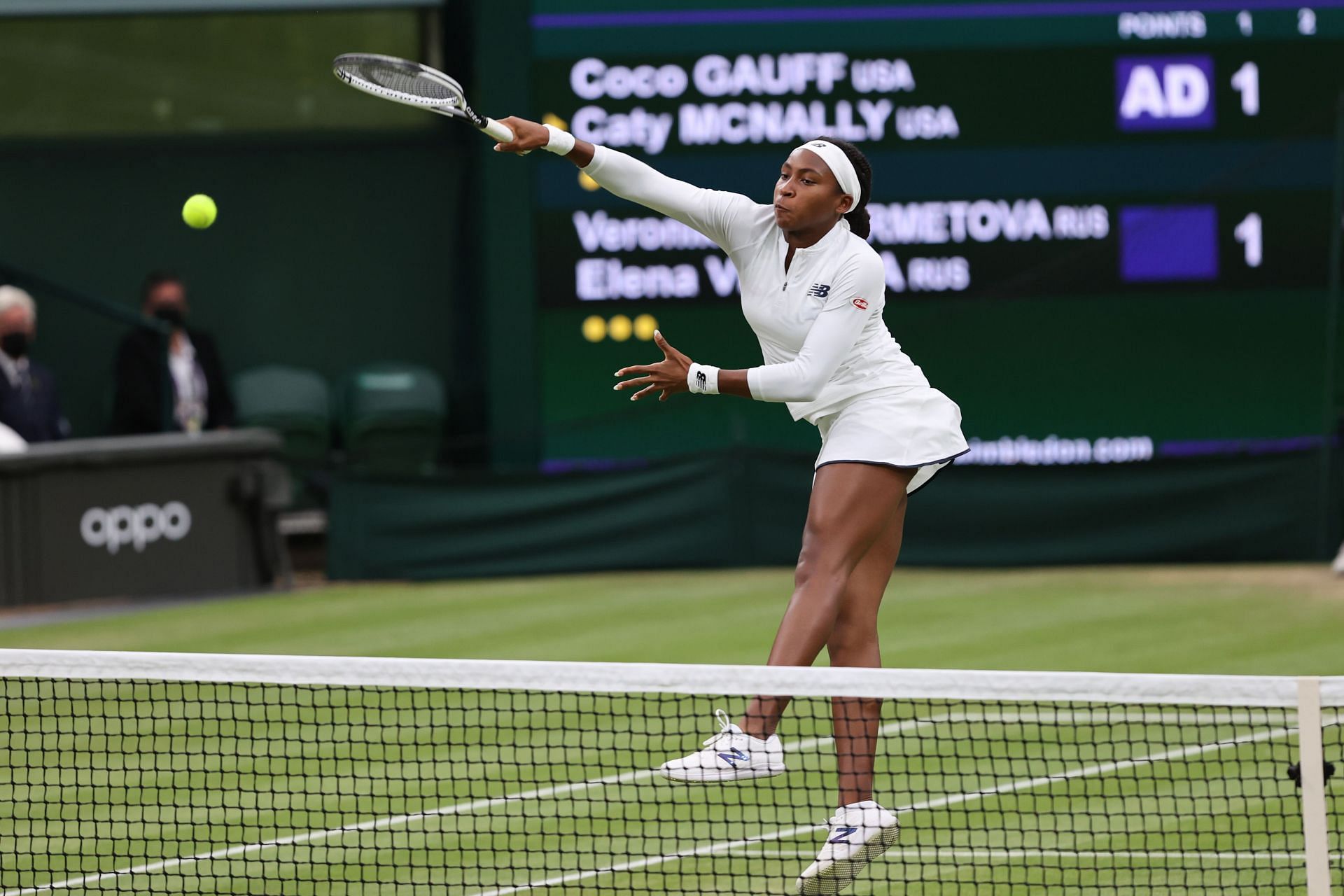 Coco Gauff has reached the second week of SW19 in both her appearances at the event