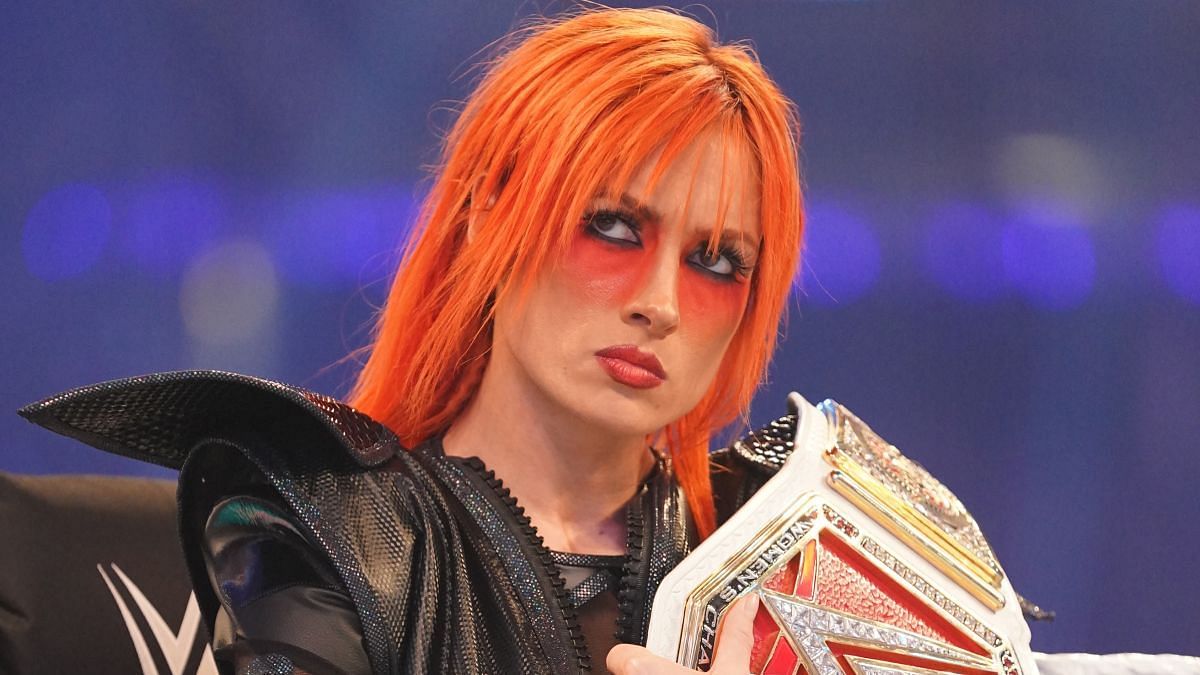 Becky Lynch defended the RAW Women&#039;s Championship at WrestleMania 38