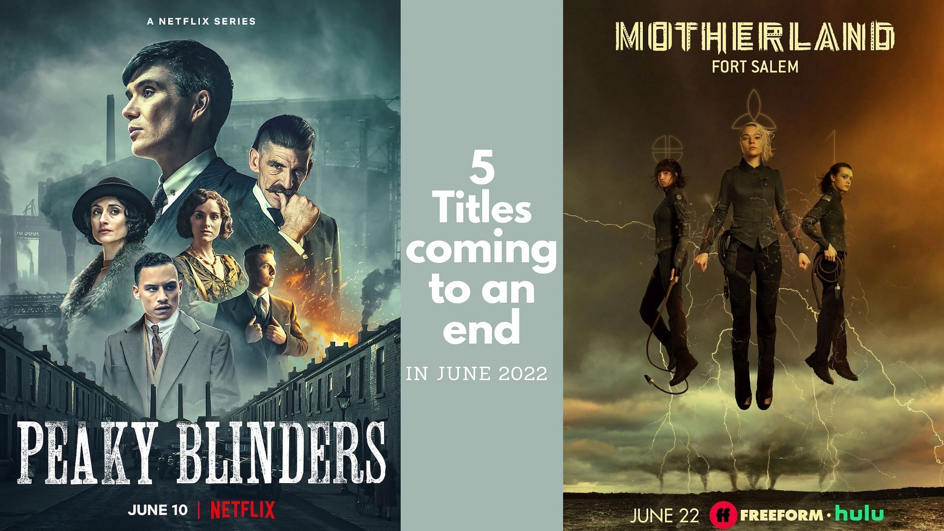 5 Titles coming to an end in June 2022 (Images via Netflix/ Freeform)