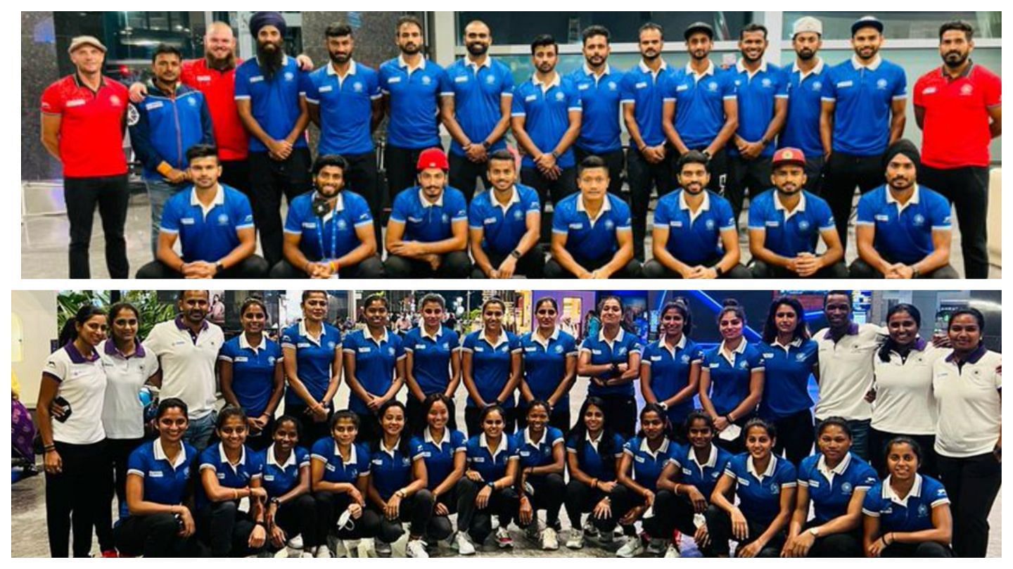 FIH Pro League 2021/22: Indian men&#039;s and women&#039;s hockey team (Pic Credit: Hockey India)