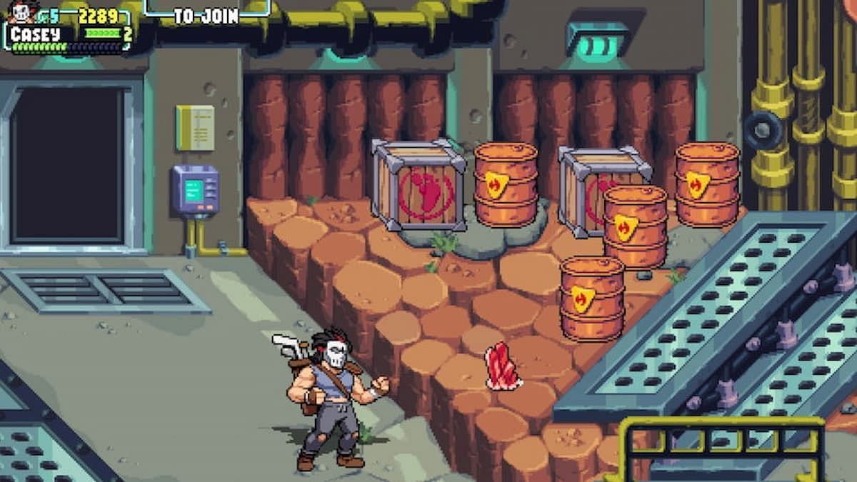 Find the third Crystal Shard in Teenage Mutant Ninja Turtles: Shredder&#039;s Revenge here (Image via Tribute Games)