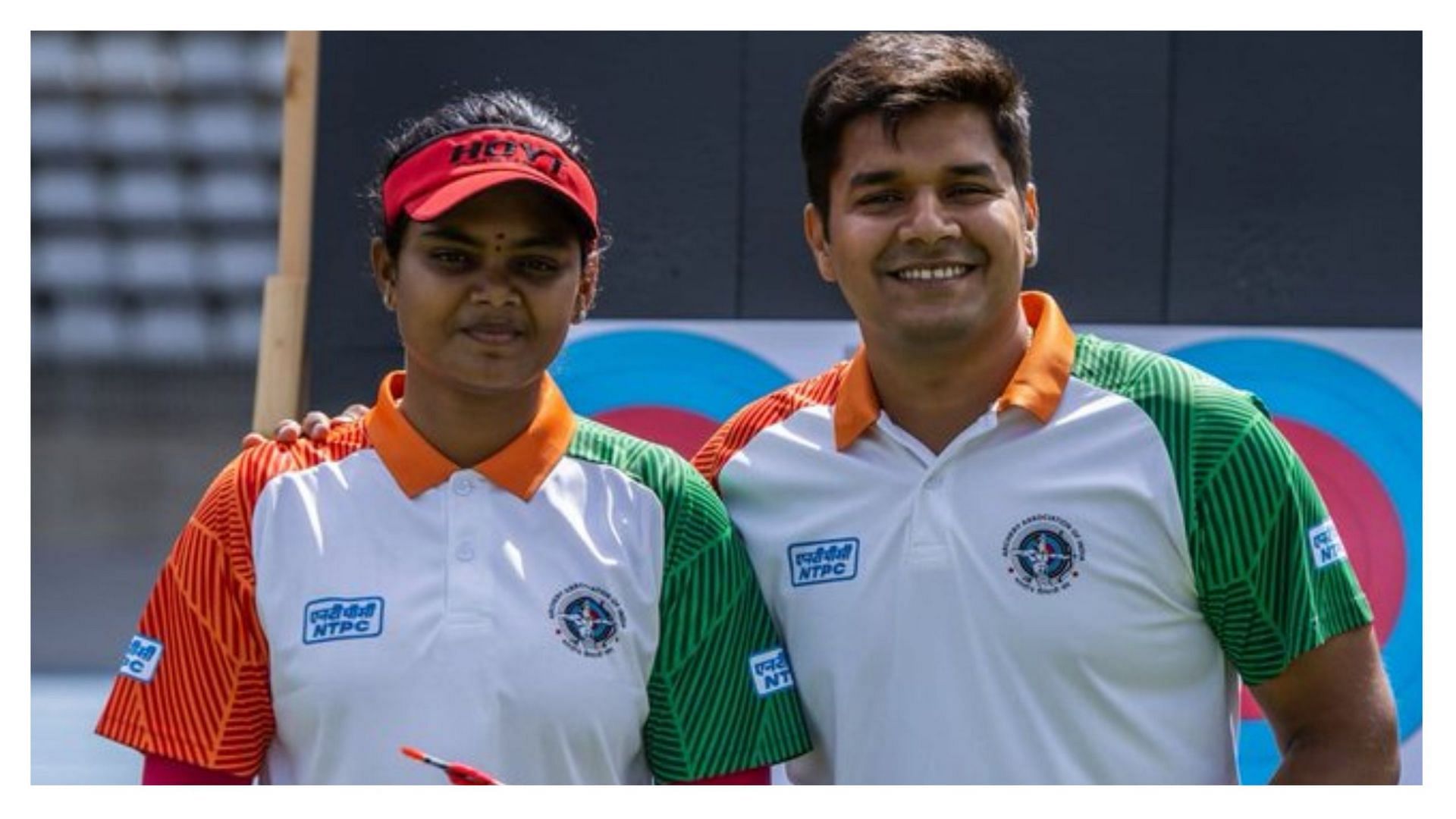Archery World Cup Stage 3: Jyothi Surekha Vennam and Abhishek Verma win gold in the team event (Pic Credit: SAI)