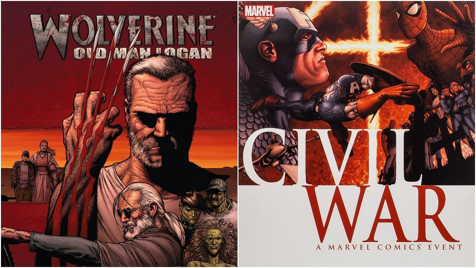Old Man Logan and Civil War (Image via Marvel Comics)