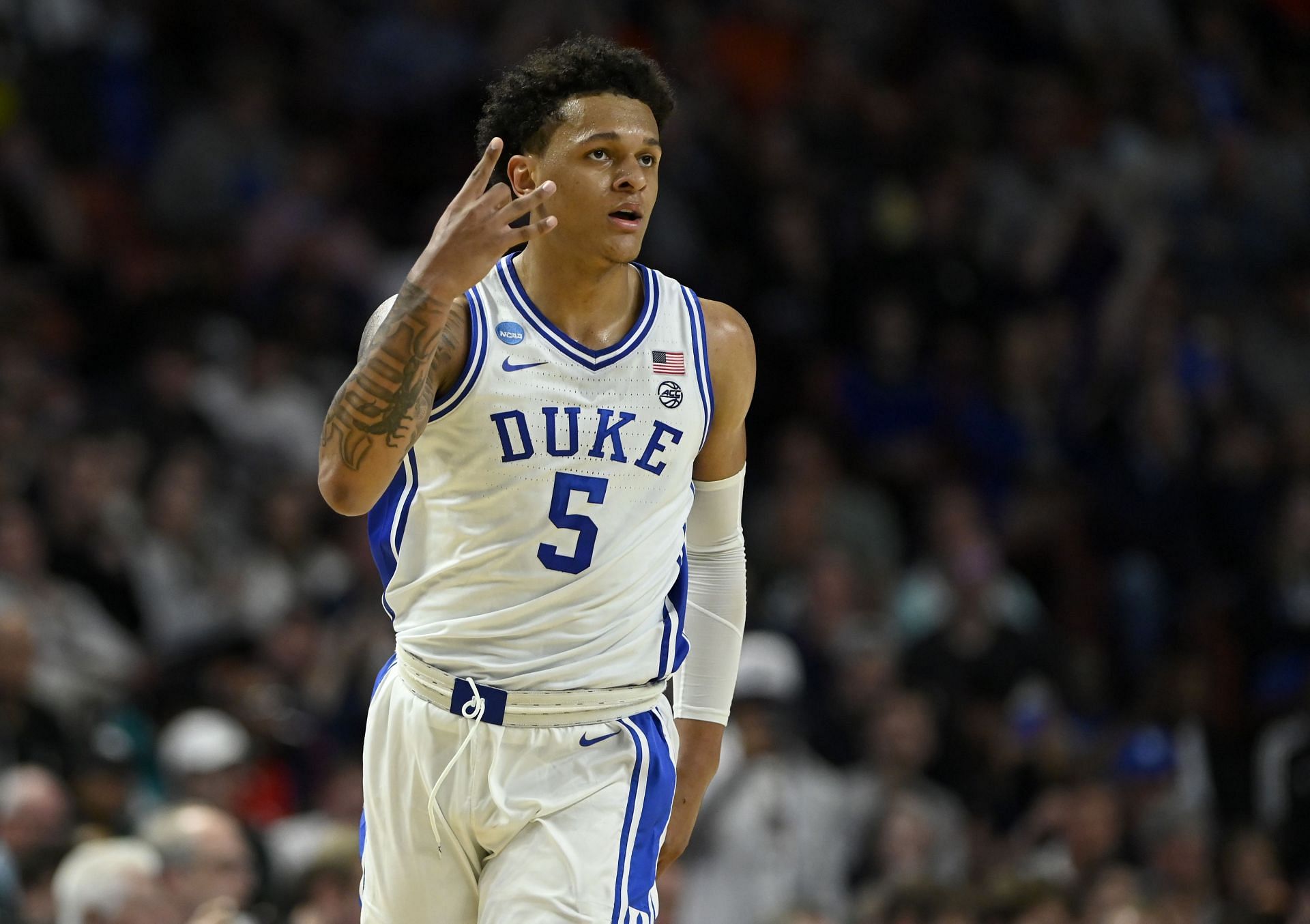 Duke Blue Devils freshman forward Paolo Banchero during the NCAA Tournament