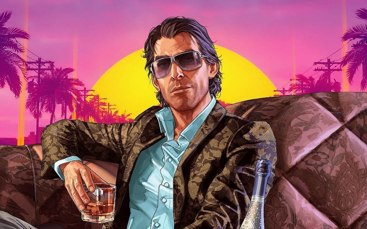 This GTA Online artwork apparently resembles one of the protagonists (Image via Rockstar Games)
