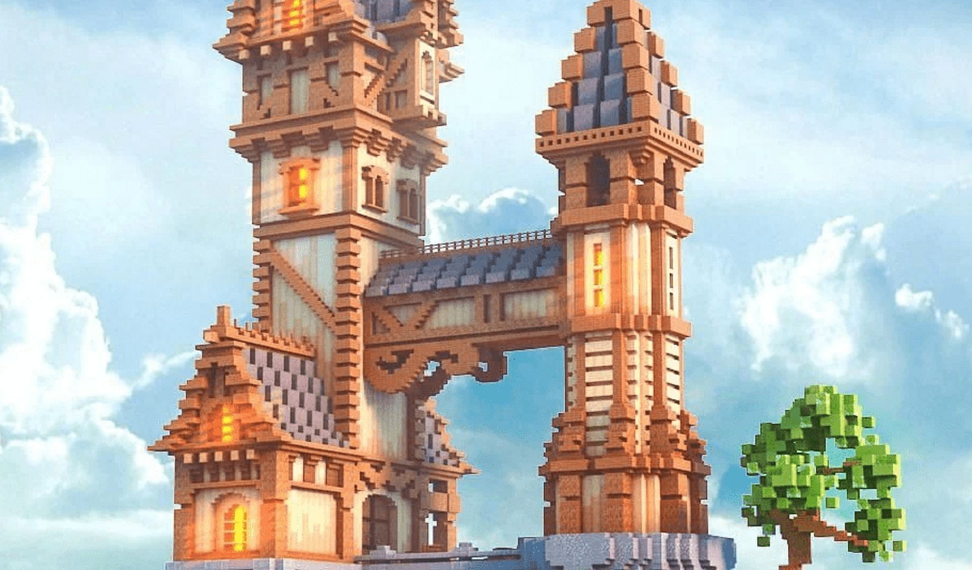 Big Medieval House para Minecraft