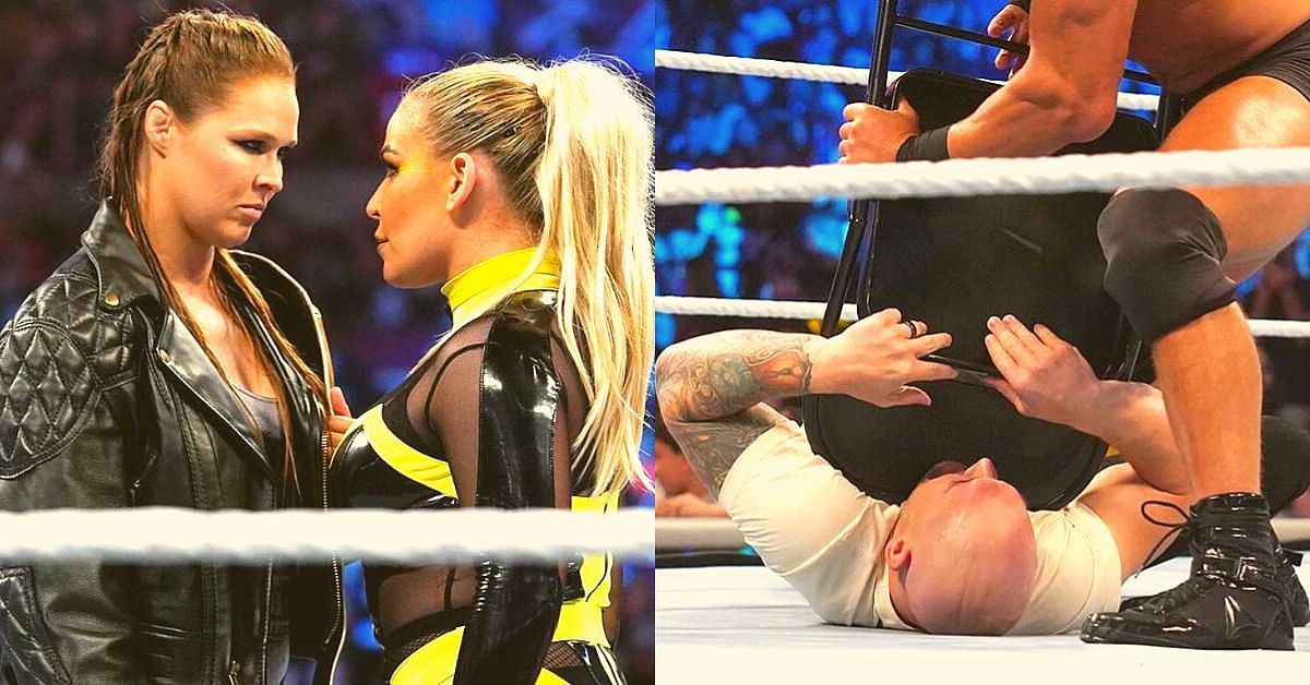 We got a night full of surprises on the SmackDown before Hell in a Cell
