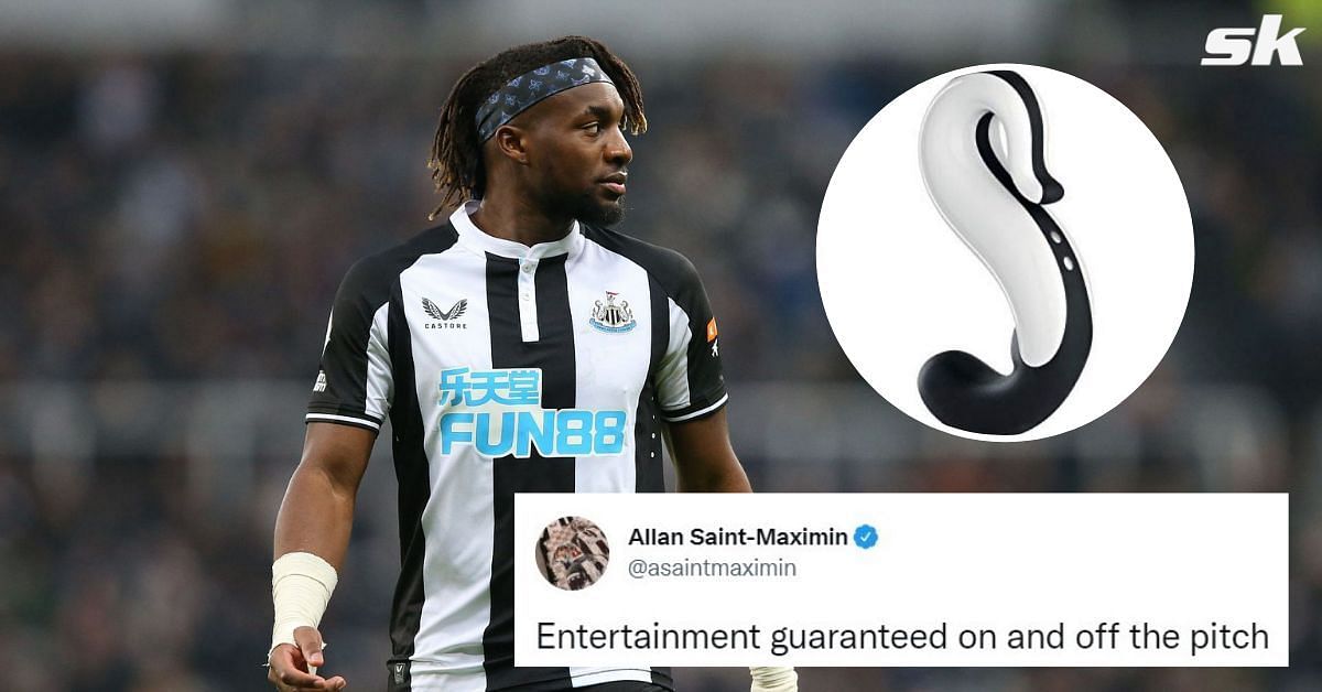 Newcastle United&#039;s Allan Saint-Maximin responded hilariously to a tweet.