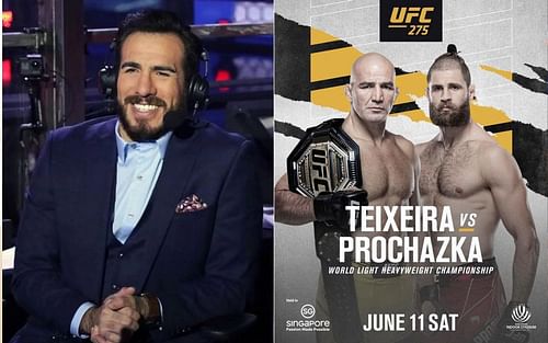 Kenny Florian (left) and Glover Teixeira vs Jiri Prochazka (right)