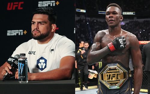 Kelvin Gastelum (left) and Israel Adesanya (right)(Images via Getty)