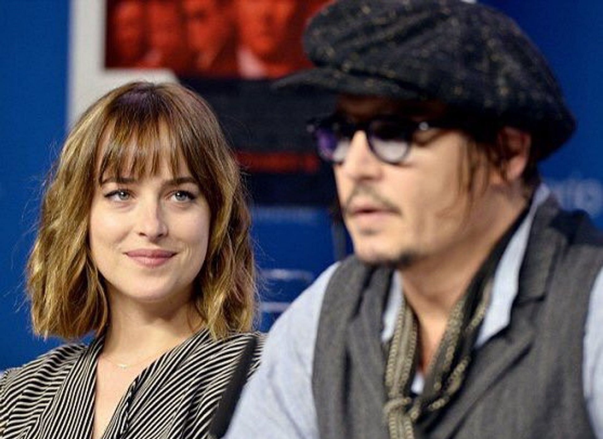 Johnny Depp and Dakota Johnson (Image via AP)