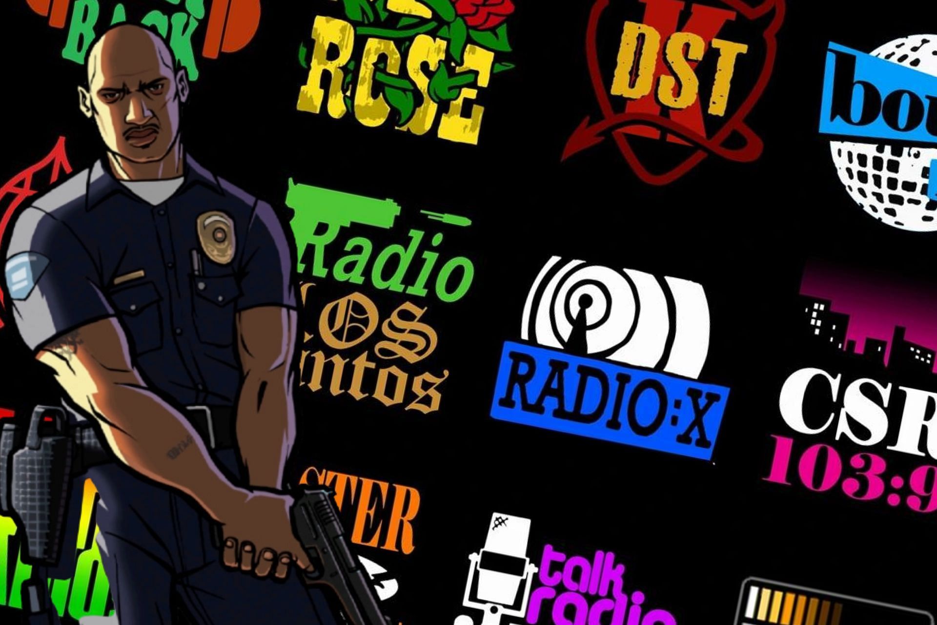 GTA San Andreas radio stations list (Image via Sportskeeda)