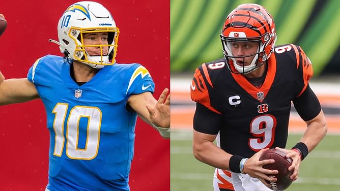 "Herbert outperforms Burrow in just about every metric" - NFL fans left outraged after CBS releases top QB list