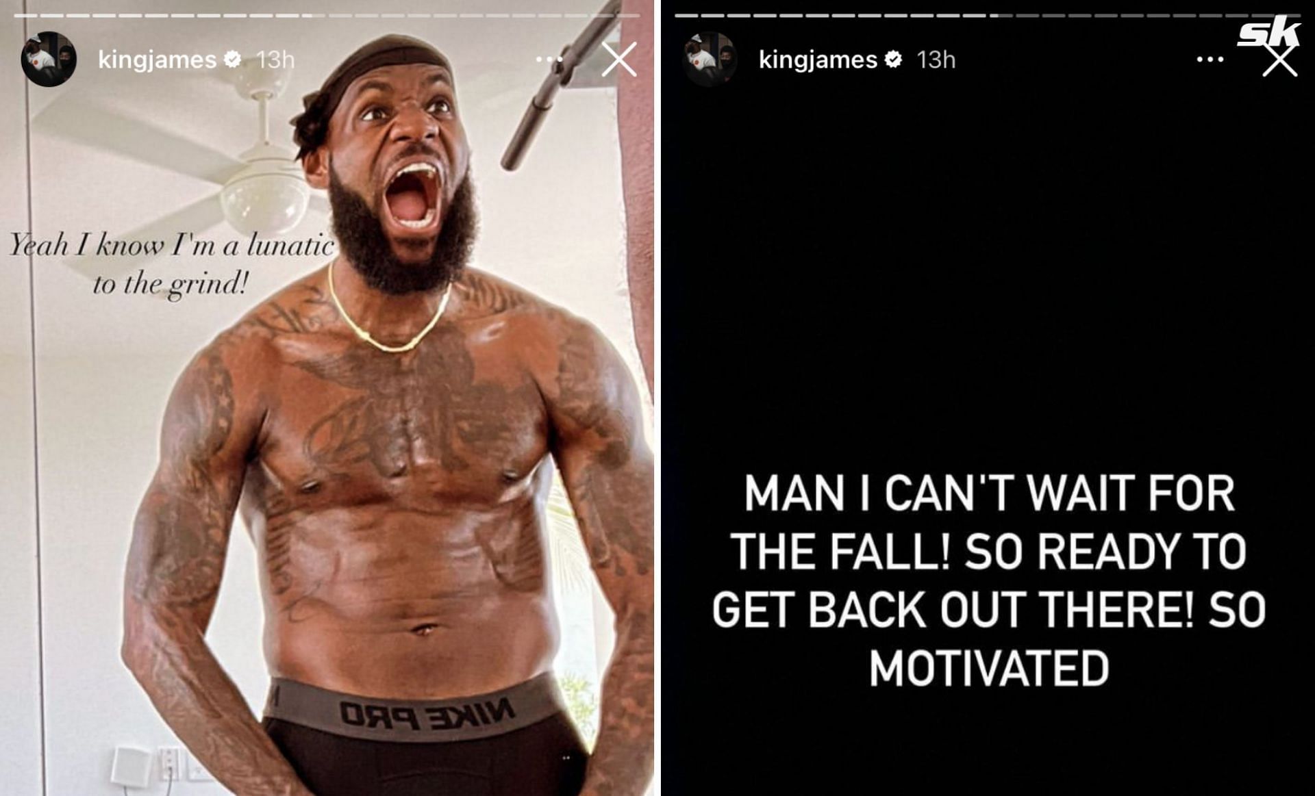 LeBron James&#039; latest Instagram post (via @kingjames)