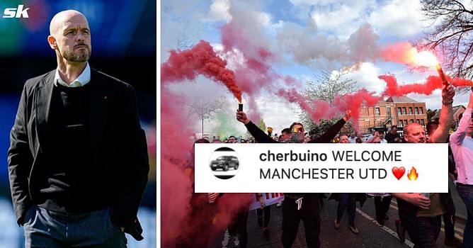 "Happy we're getting you and not Darwin" "Soon to be a Red Devil" - Manchester United fans urge 22-year-old to join club as he's spotted with his agent
