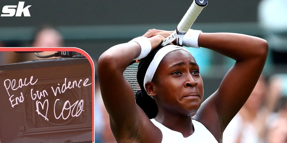Gauff leaves a poignant message after her semifinal win