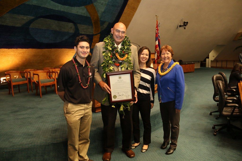 Rockne Freitas recognized by Hawaii State Senate. (Courtesy: Flickr)