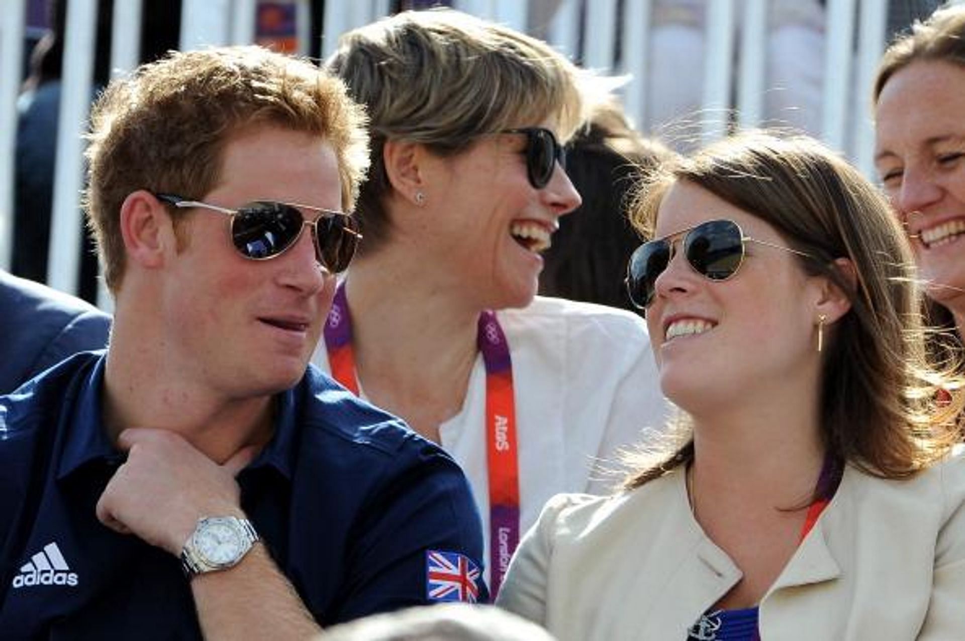 Prince Harry and Princess Eugenie spotted partying in the Glastonbury festival. (Image via Getty Images/Pascal Le Segretain)