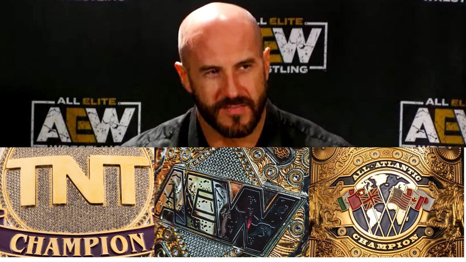 Which AEW title should Claudio Castagnoli go after first?