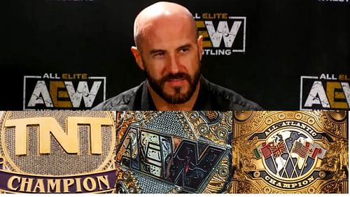 Which AEW title should Claudio Castagnoli go after first?