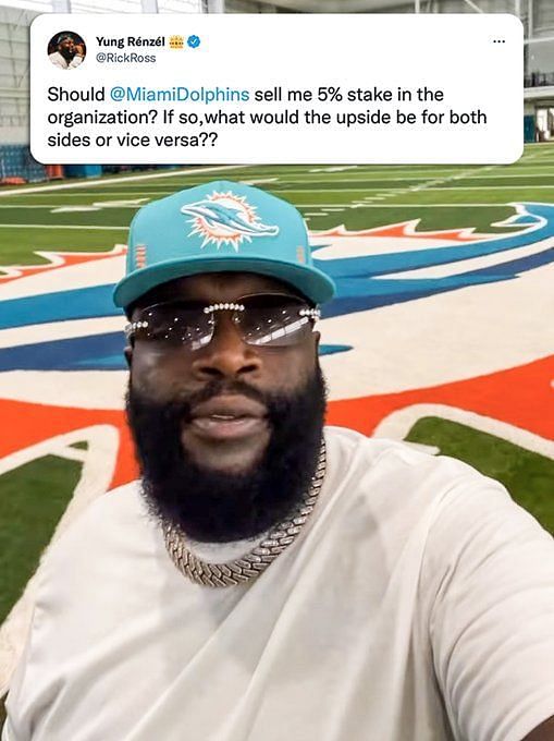 Rick Ross Considers Buying A 5% Ownership In the Dolphins; Previously  Critical of Ross in 2019 - Miami Dolphins