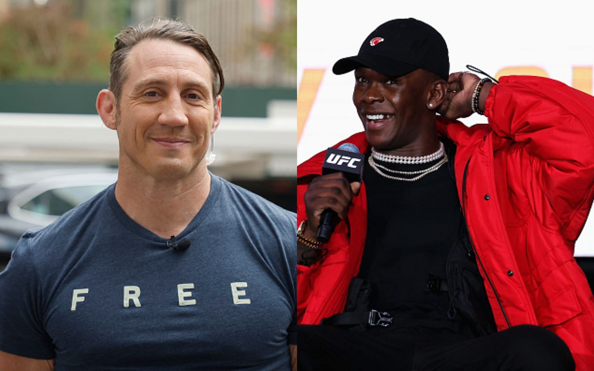 Tim Kennedy (left) and Israel Adesanya (right)(Images via Getty)