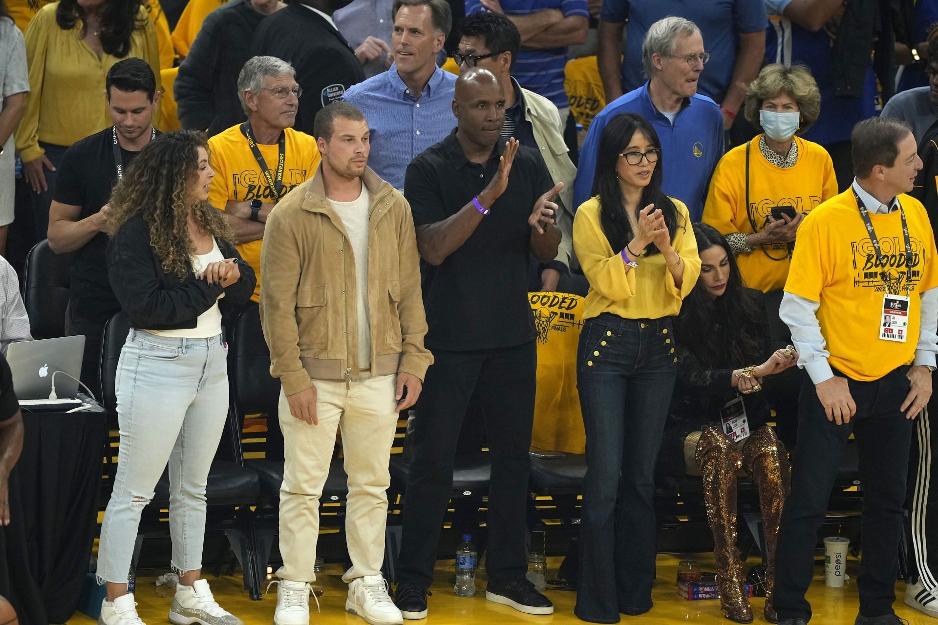 Barry Bonds at the 2022 NBA Finals - Game One. San Francisco, California