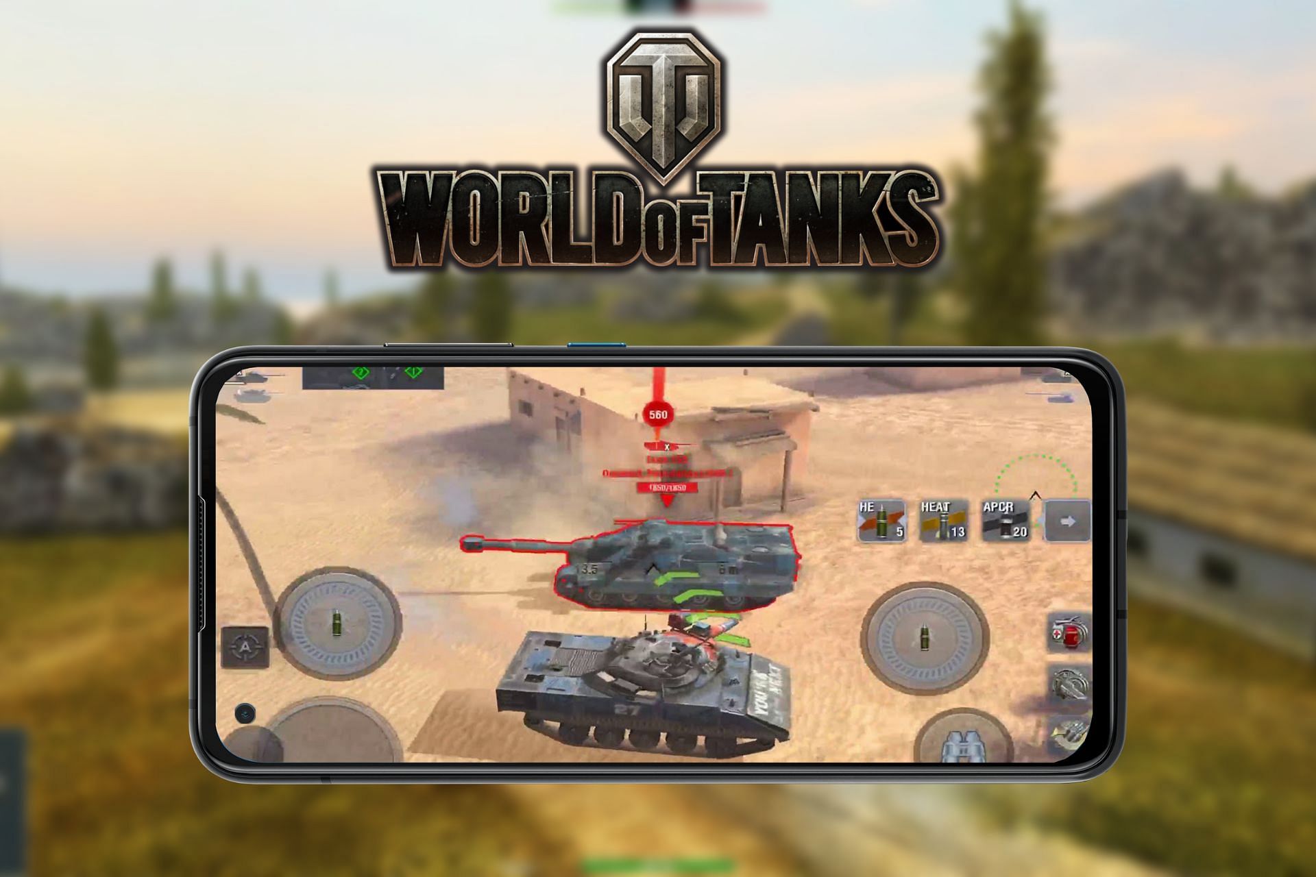 Some phones can run World of Tanks better (Image via Sportskeeda)