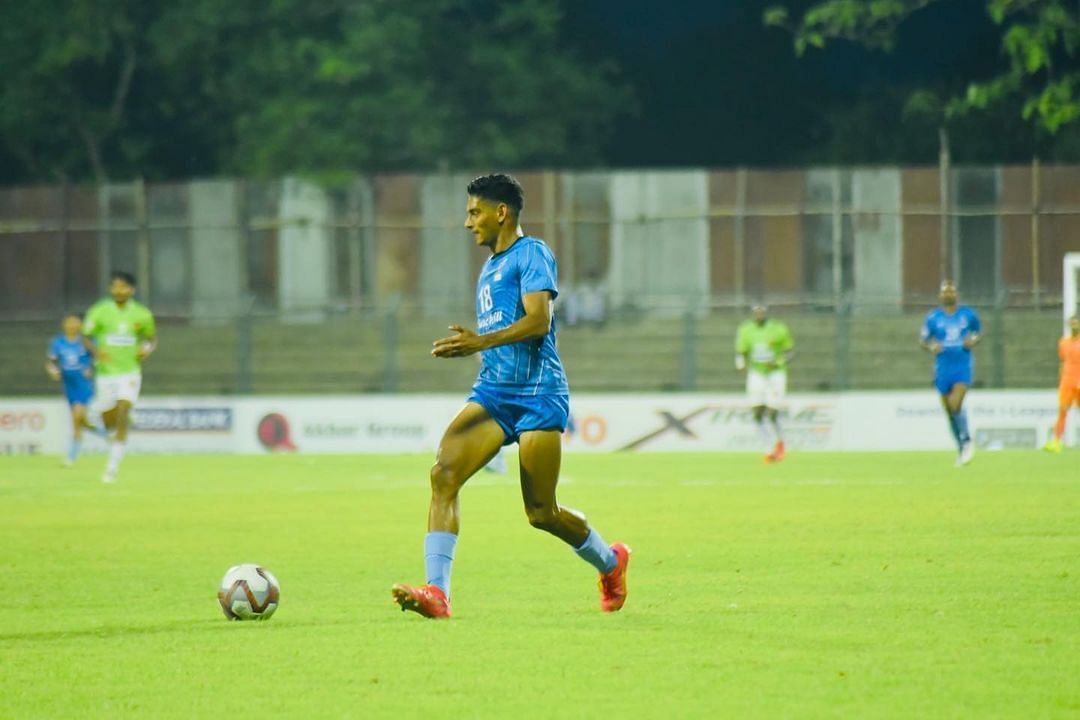 Bryce Miranda in action for Churchill Brothers FC during I-League 2021-22 campaign (Image Courtesy: Bryce Miranda Instagram)