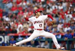 Reigning AL MVP Shohei Ohtani shows off his wide arsenal of pitches