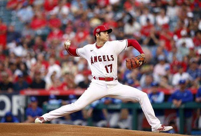 Reigning AL MVP Shohei Ohtani shows off his wide arsenal of pitches