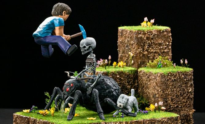 Minecraft Redditor builds incredibly life-like diorama
