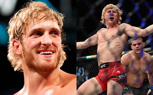 Logan Paul (left); Paddy Pimblett (right)