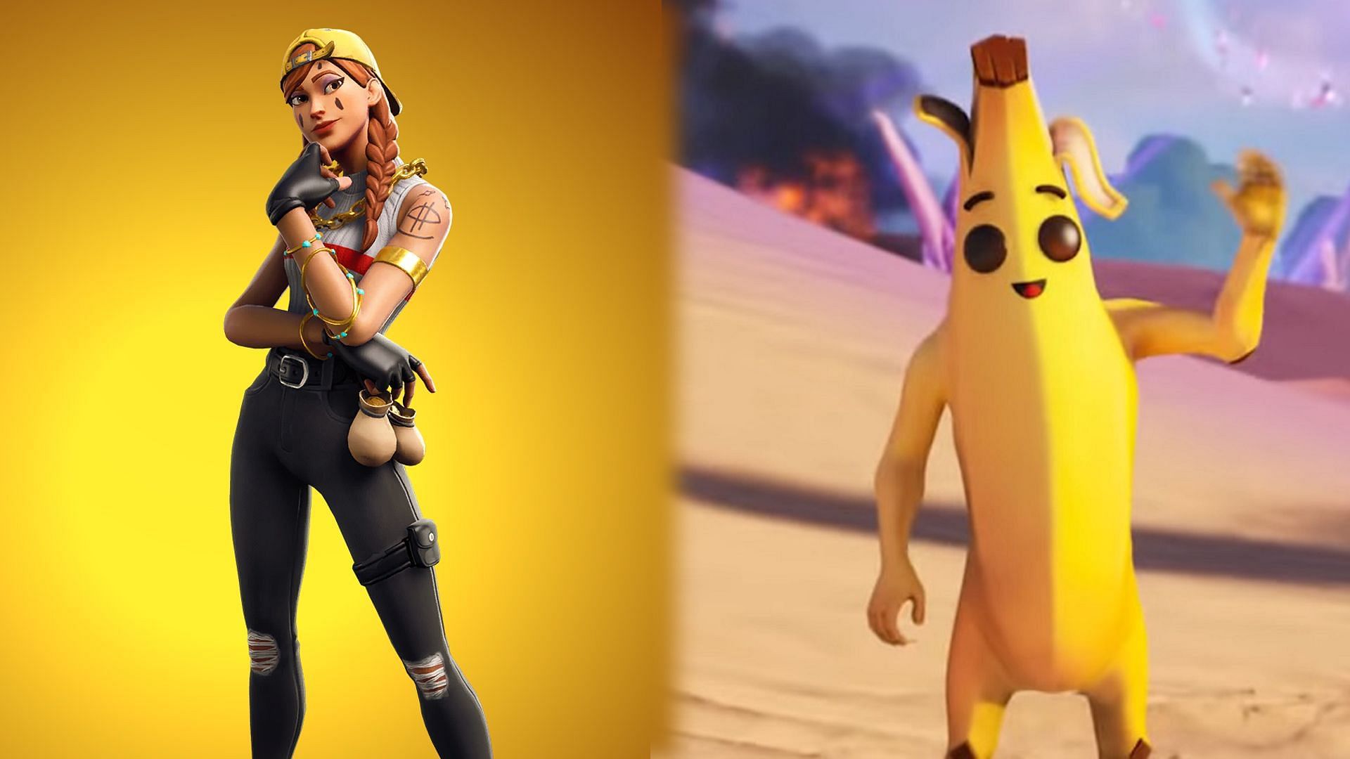 Some skins in Fortnite are used almost exclusively by sweats or noobs (Image via Sportskeeda)