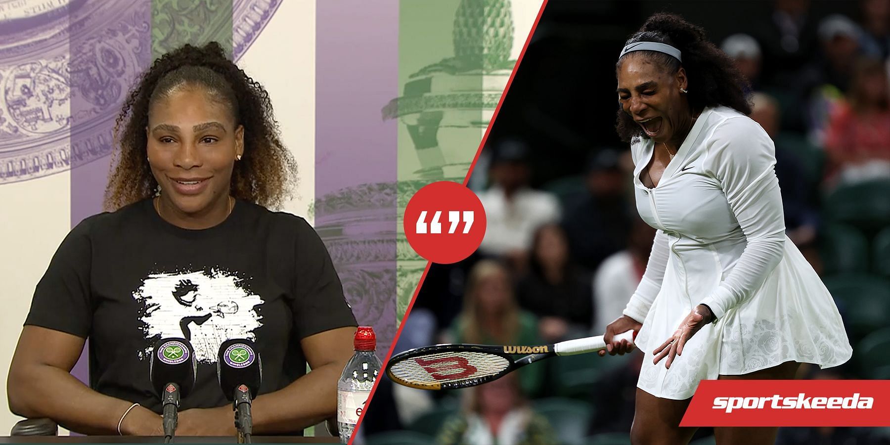 Serena Williams made a first-round exit at Wimbledon 2022