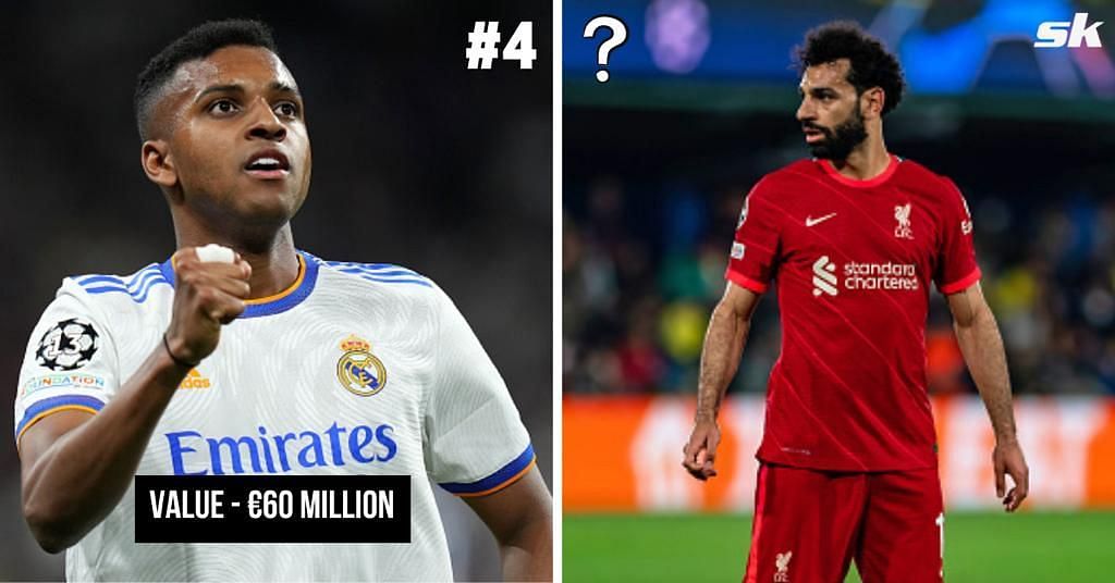 Real Madrid&#039;s Rodrygo and Liverpool star Mohamed Salah