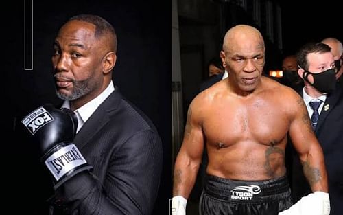 Lennox 'The Lion' Lewis and 'Iron' Mike Tyson.