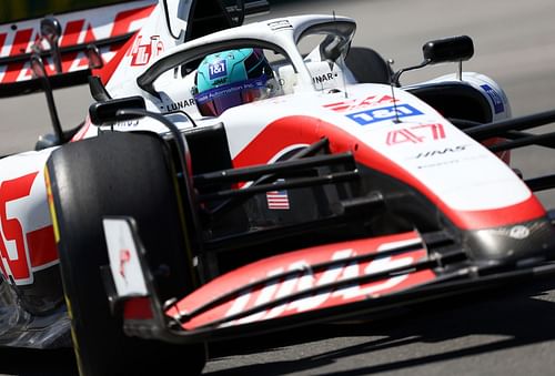 Mick Schumacher in action during the 2022 F1 Canadian GP (Photo by Clive Rose/Getty Images)