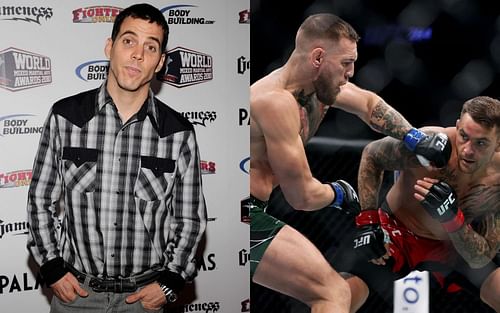 Steve-O (left); Conor McGregor vs. Dustin Poirier 3 (right)