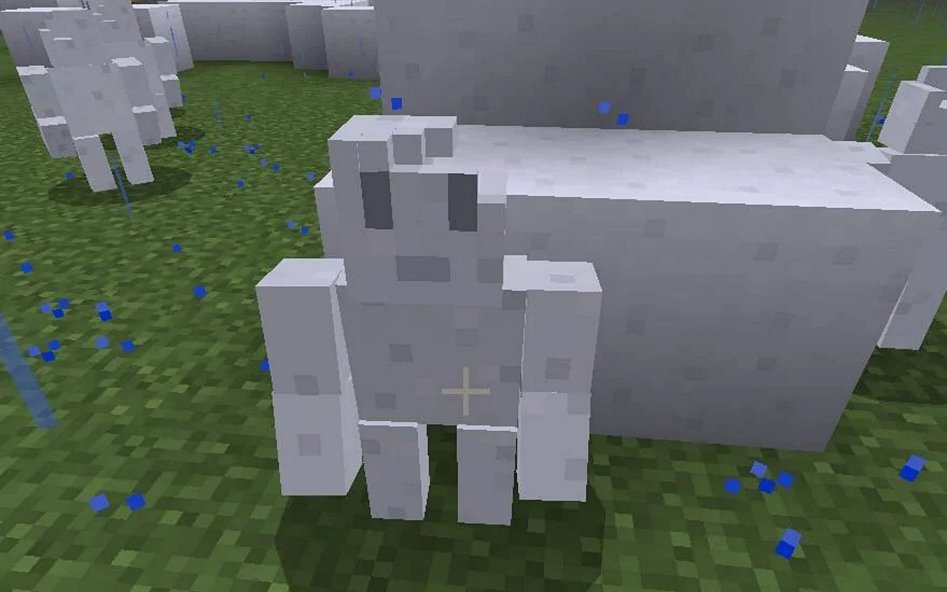 Sugar Golem with a hole in its head (Image via u/TheAmazingCraft Reddit)