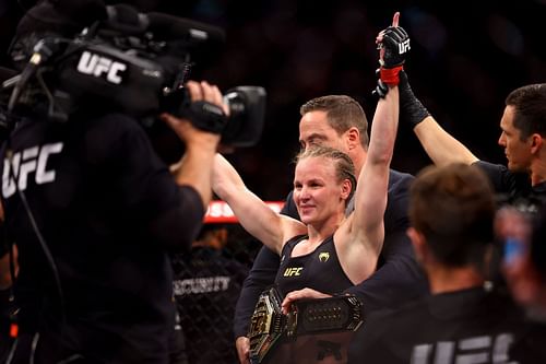 Valentina Shevchenko at UFC 275: Shevchenko v Santos