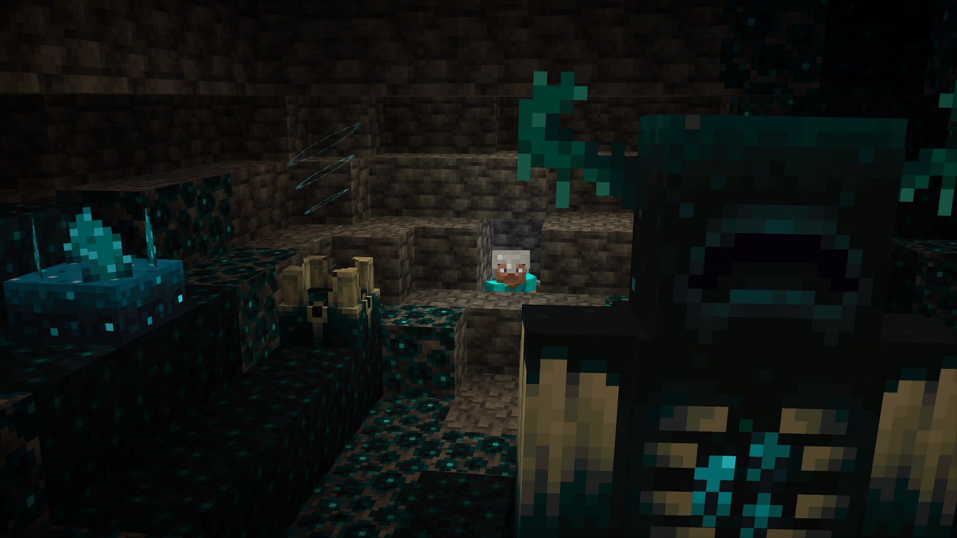 The Deep Dark Biome, Ancient City and the Warden (Image via Mojang)