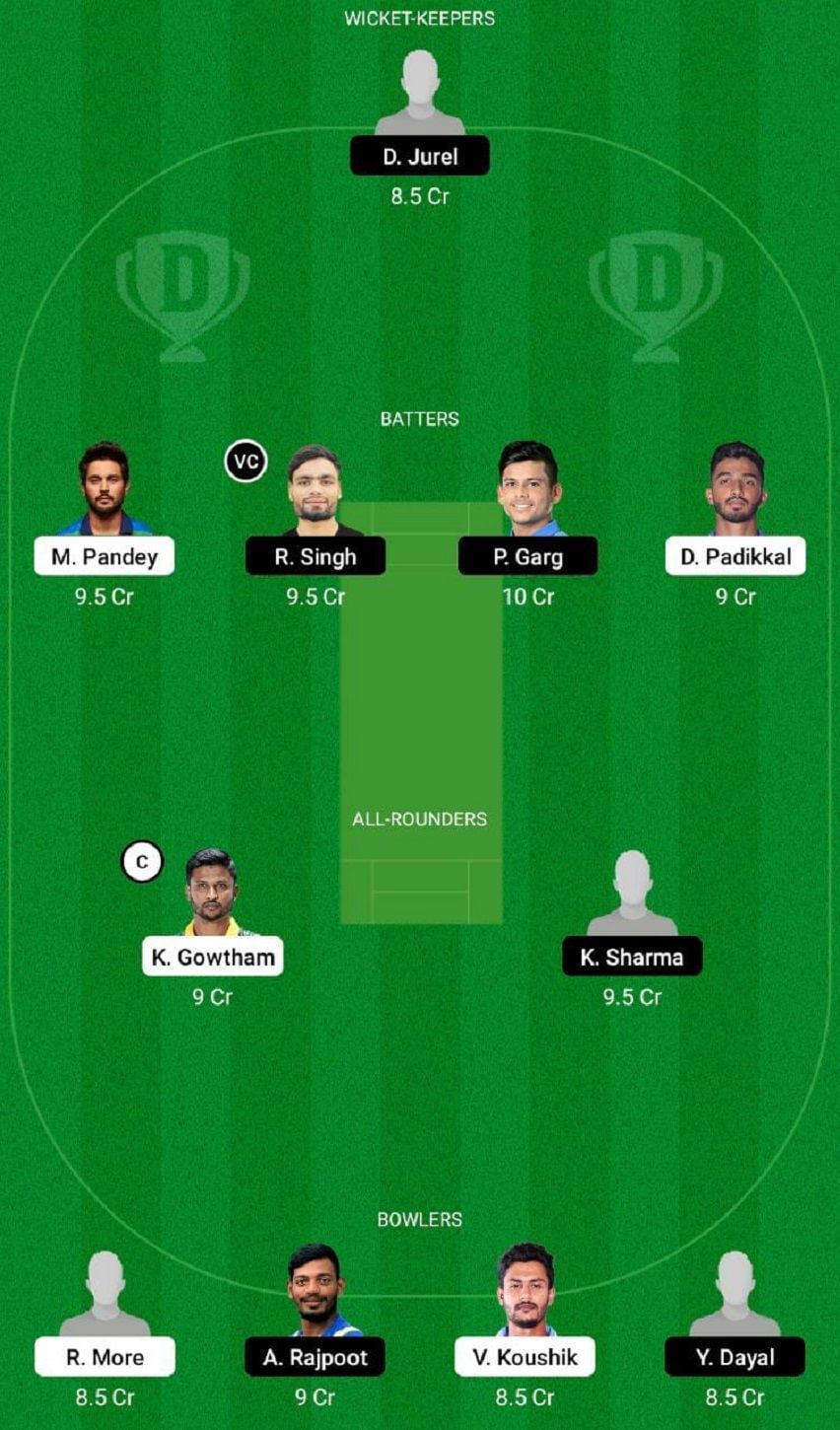 KAR vs UP Dream11 Fantasy Tip #1