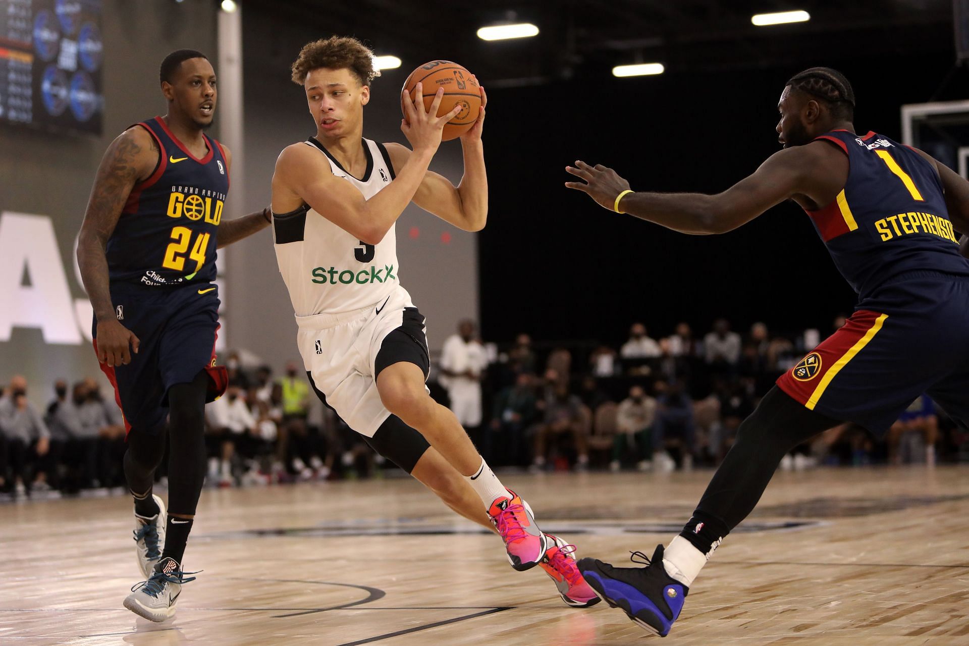 G-League Ignite Guard Dyson Daniels at the 2021 NBA G League Winter Showcase.