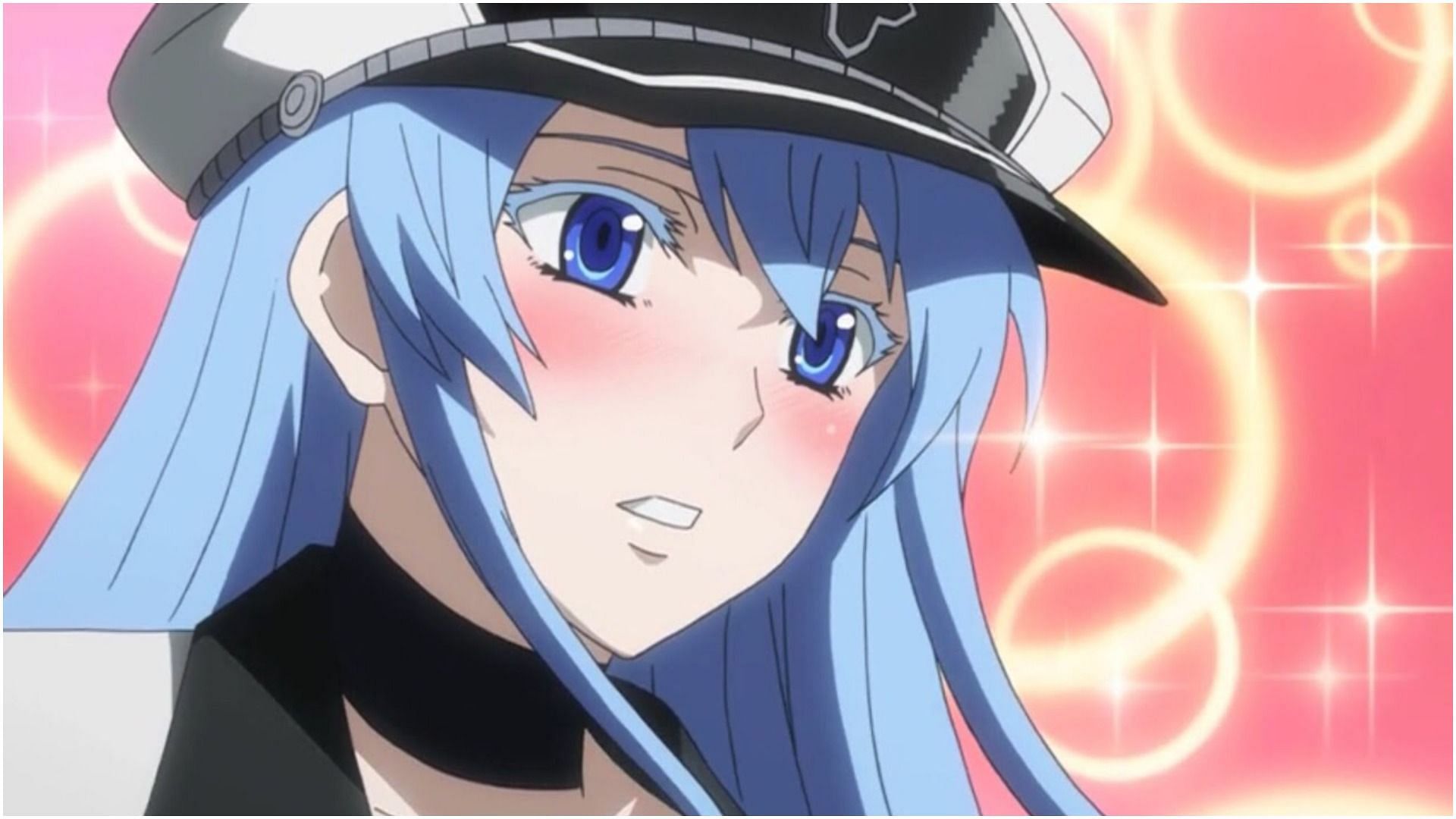 Esdeath as seen in the anime Akame Ga Kill! (Image via White Fox C-Station)