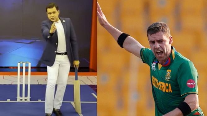 "He bowls at stumps, so you can't cut, and also at speed, so you can't pull"- Aakash Chopra dissects Anrich Nortje's bowling ahead of 2nd IND vs SA 2022 T20I