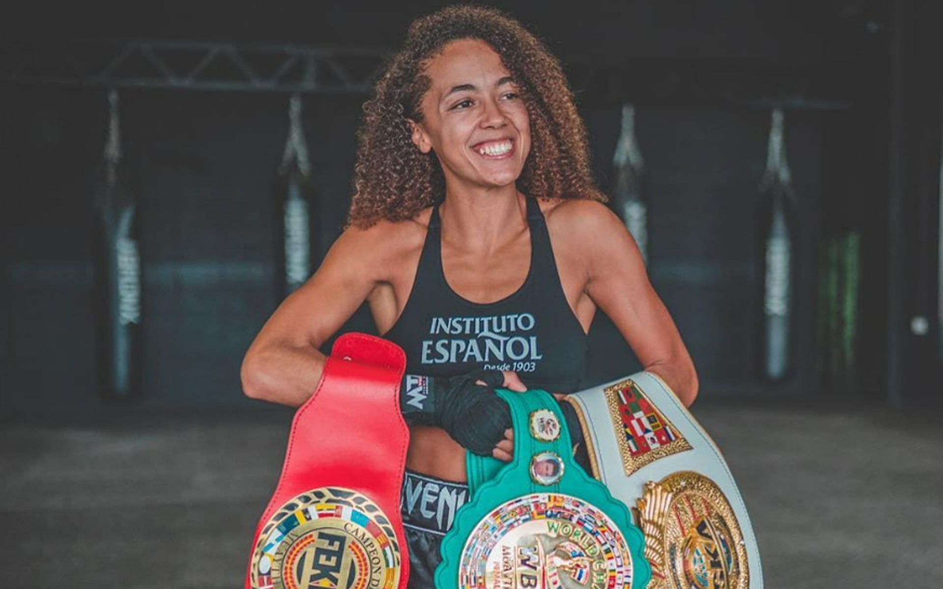Get to know more about ONE Championship&#039;s newest world title contender, Lara Fernandez. | [Photo: @larafdz13 on Instagram]