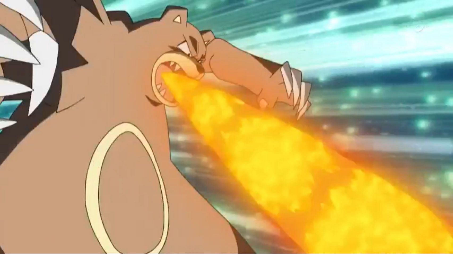 Ursaring using Hyper Beam (Image v via Pokemon: Diamond and Pearl, OLM Incorporated)